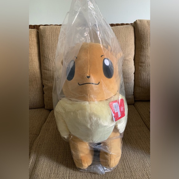 NEW Pokémon Eevee Giant Plush 24-inch Large Wicked Cool Toys Jazwares - Picture 5 of 8